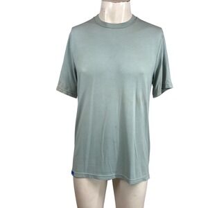 Janji Mens Small Sage Green Short Sleeve Performance Running Training T-Shirt